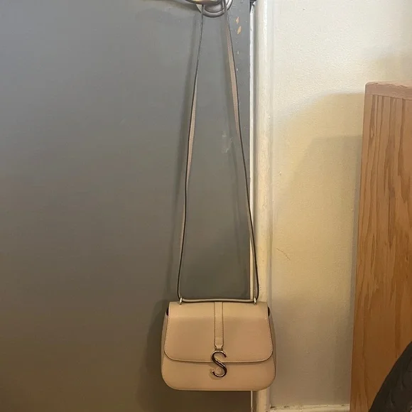 Strathberry S Convertible Shoulder / Crossbody Flap Bag in Cappuccino - Picture 5 of 12